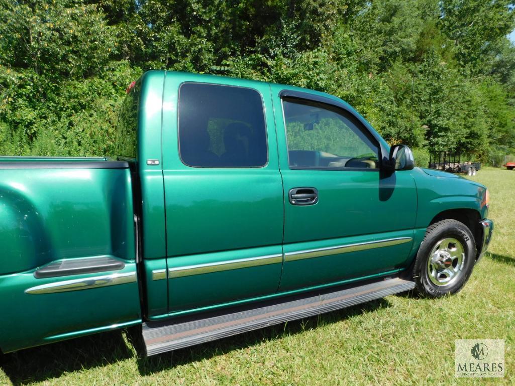 2000 GMC Sierra Pickup Truck, VIN # 2GTEC19T4Y1229183