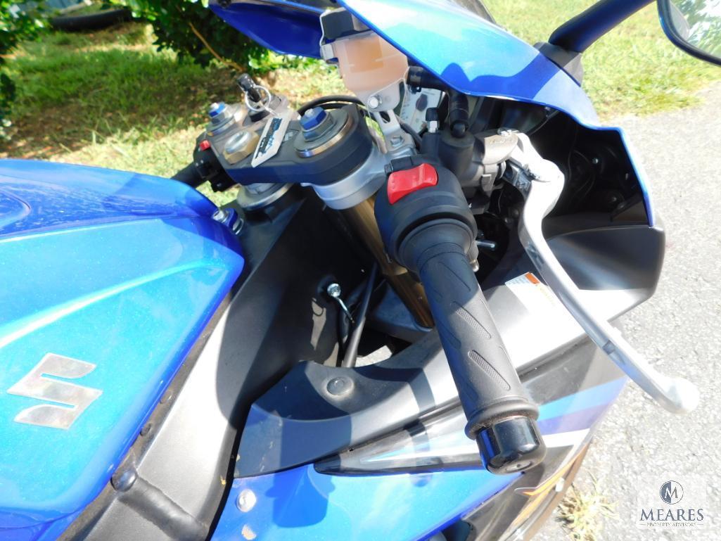 2007 Suzuki GSX-R600 Motorcycle