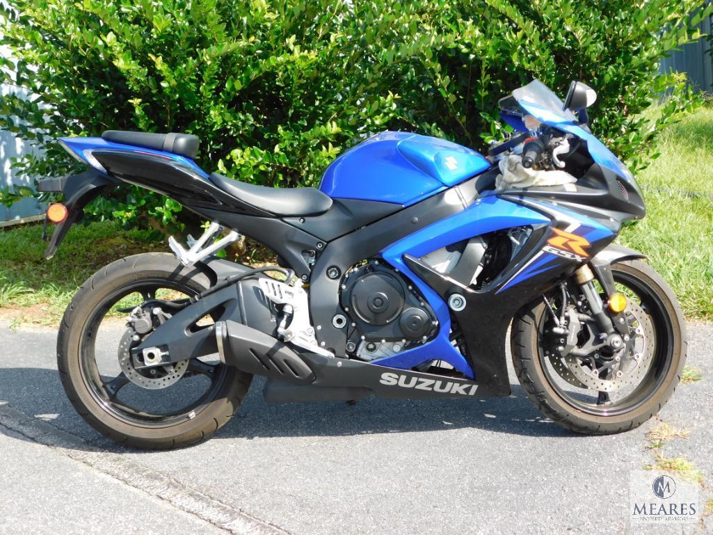 2007 Suzuki GSX-R600 Motorcycle