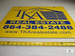 TKA Real Estate advertising sign - Todd Kohlhepp and Associates