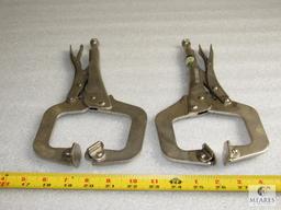 Lot of (2) welding clamps