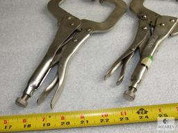 Lot of (2) welding clamps