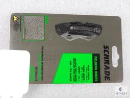 NEW Schrade twin blade folding knife