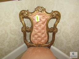 Antique Ladies' Gold-Gilt design parlor chair