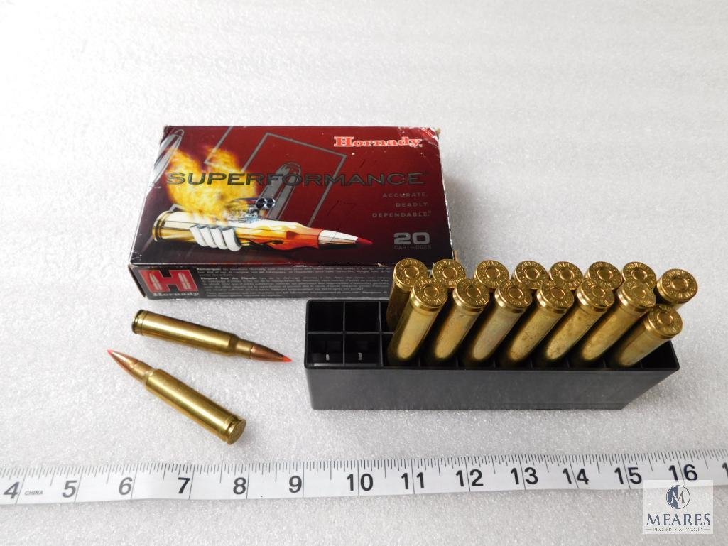 17 Rounds Hornady Superformance .338 Win Mag Ammo 185 Grain GMX