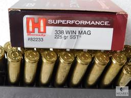 20 Rounds Hornady Superformance .338 Win Mag Ammo 185 Grain GMX