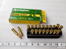 16 Rounds Remington Core-Lokt .308 WIN Ammo 150 Grain PSP + 4 Brass