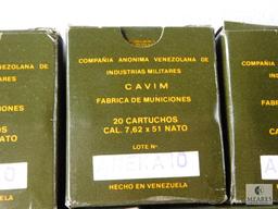 100 Rounds 7.62x51 NATO Venezuela Cartuchos Cartridges Ammo