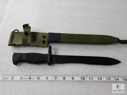 Bayonet with Metal Sheath 9" Blade / 14" OAL