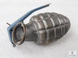 Inert demilled M228 pineapple hand grenade