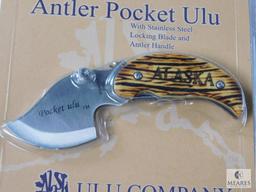 New Alaskan Antler Ulu pocket folder
