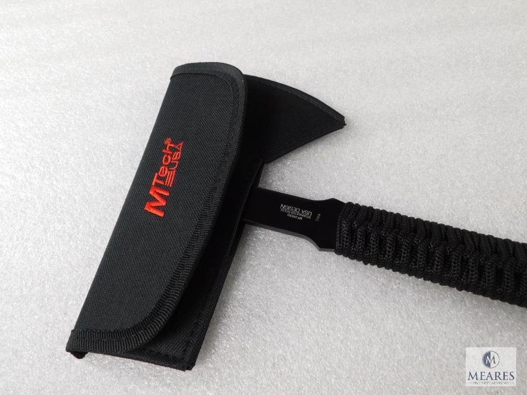 New tactical survival axe with carrying sheath