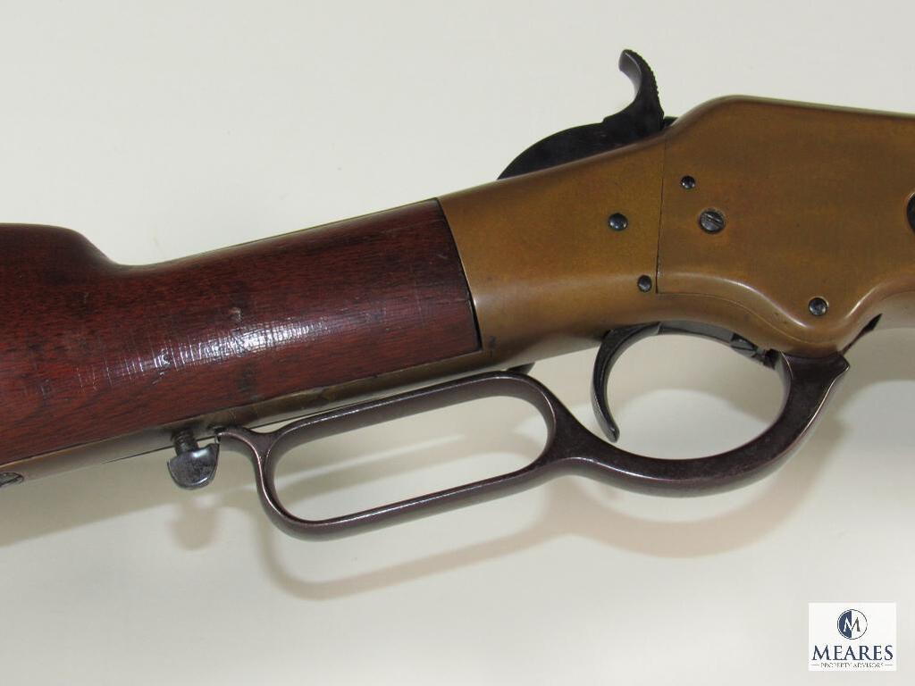 Early 1800's Winchester 1866 "Yellow Boy" .44-40 Brass Lever Action Saddle Ring Carbine Rifle