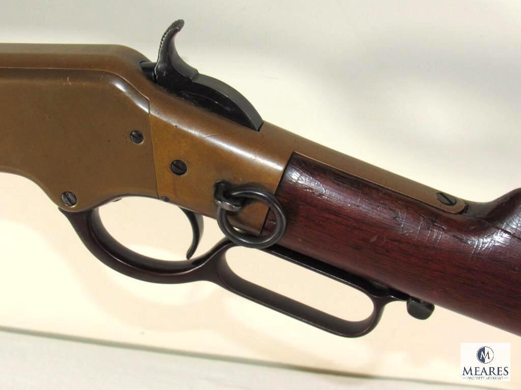 Early 1800's Winchester 1866 "Yellow Boy" .44-40 Brass Lever Action Saddle Ring Carbine Rifle