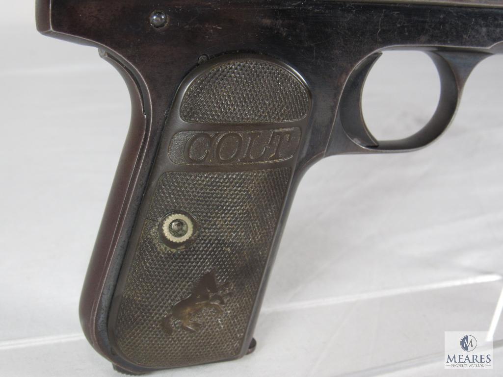 Colt 1903 Hammerless Pocket .32 Caliber Semi-Auto Pistol