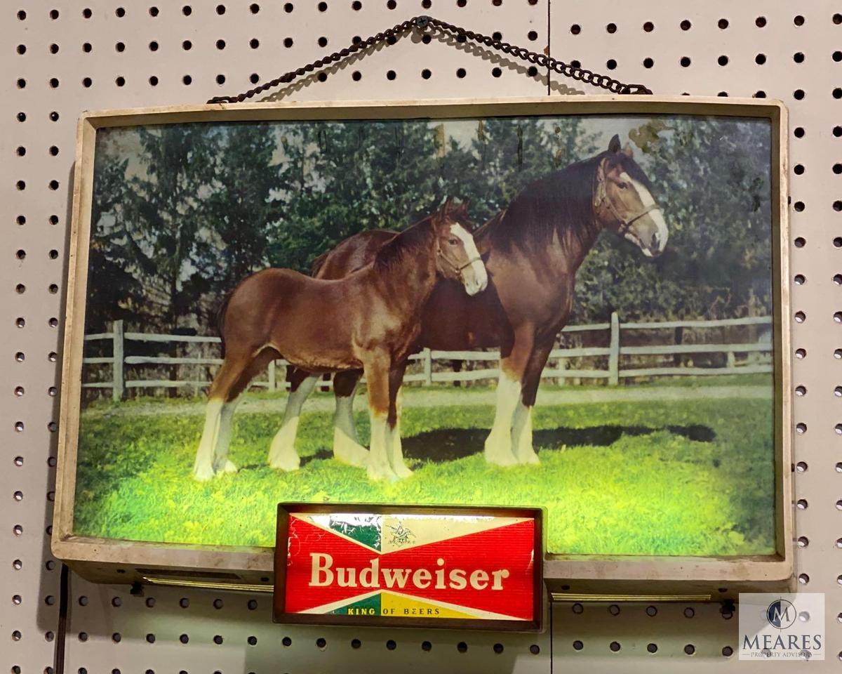Vintage Budweiser Light Up Sign