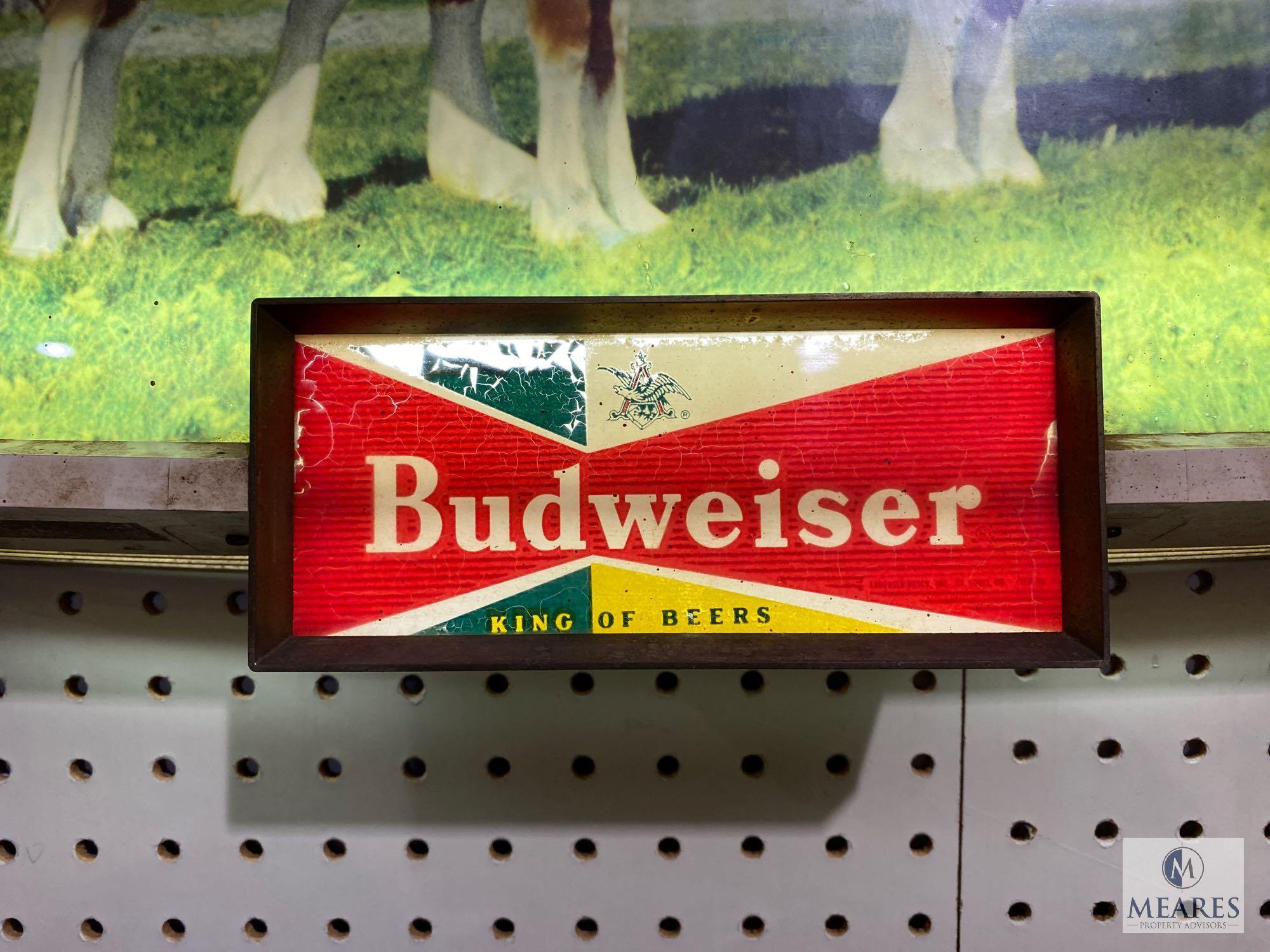 Vintage Budweiser Light Up Sign