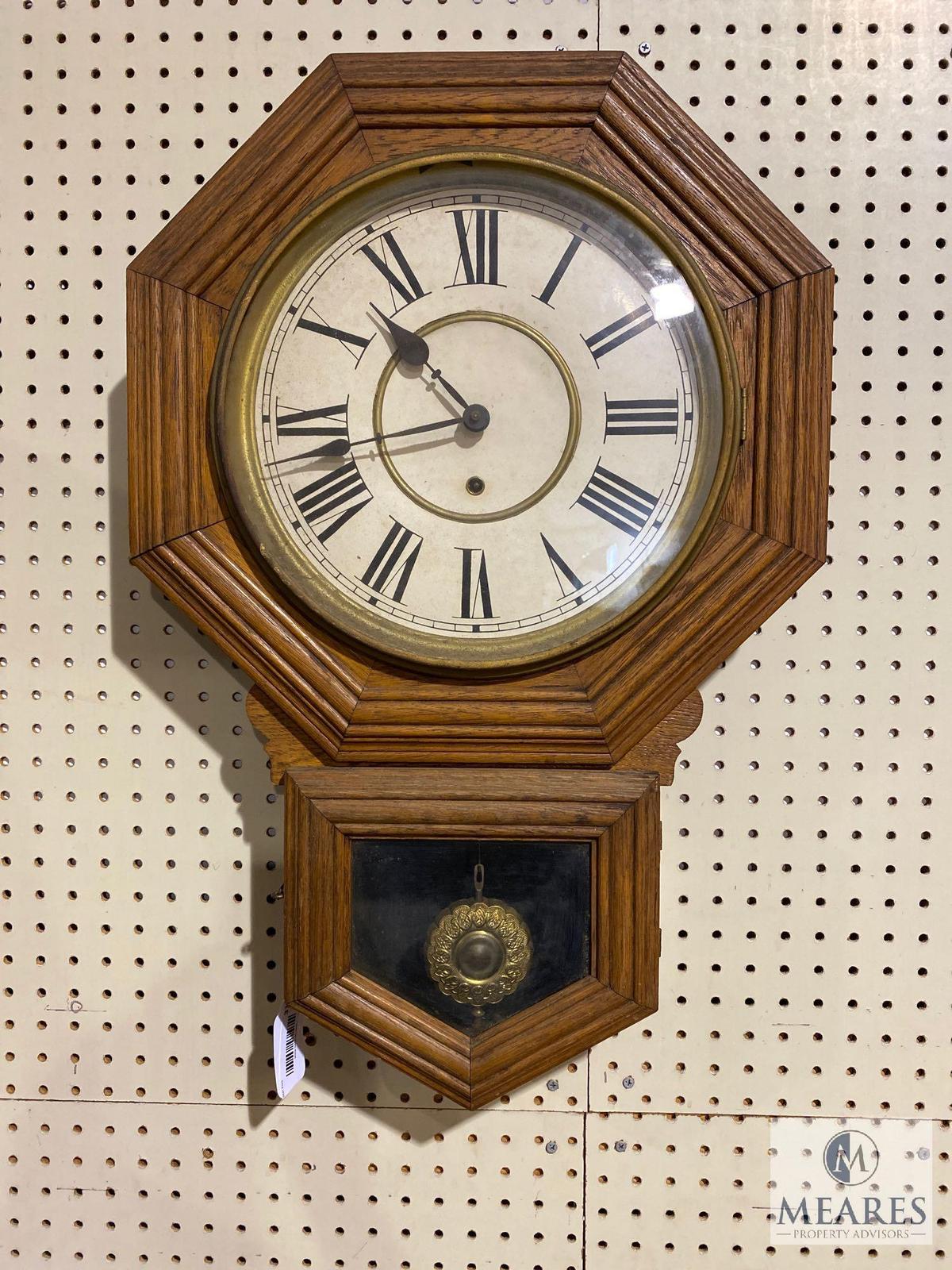 The Sessions Clock Co. Drop Octagon Wall Clock