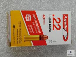 50 rounds Aguila super extra .22 long rifle high velocity ammo
