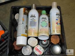 Large lot of assorted Spray Paint - 2 crates full assorted colors