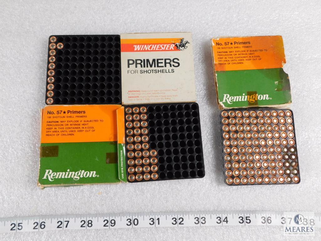 Lot approximately 145 Winchester & Remington Shotshell Primers