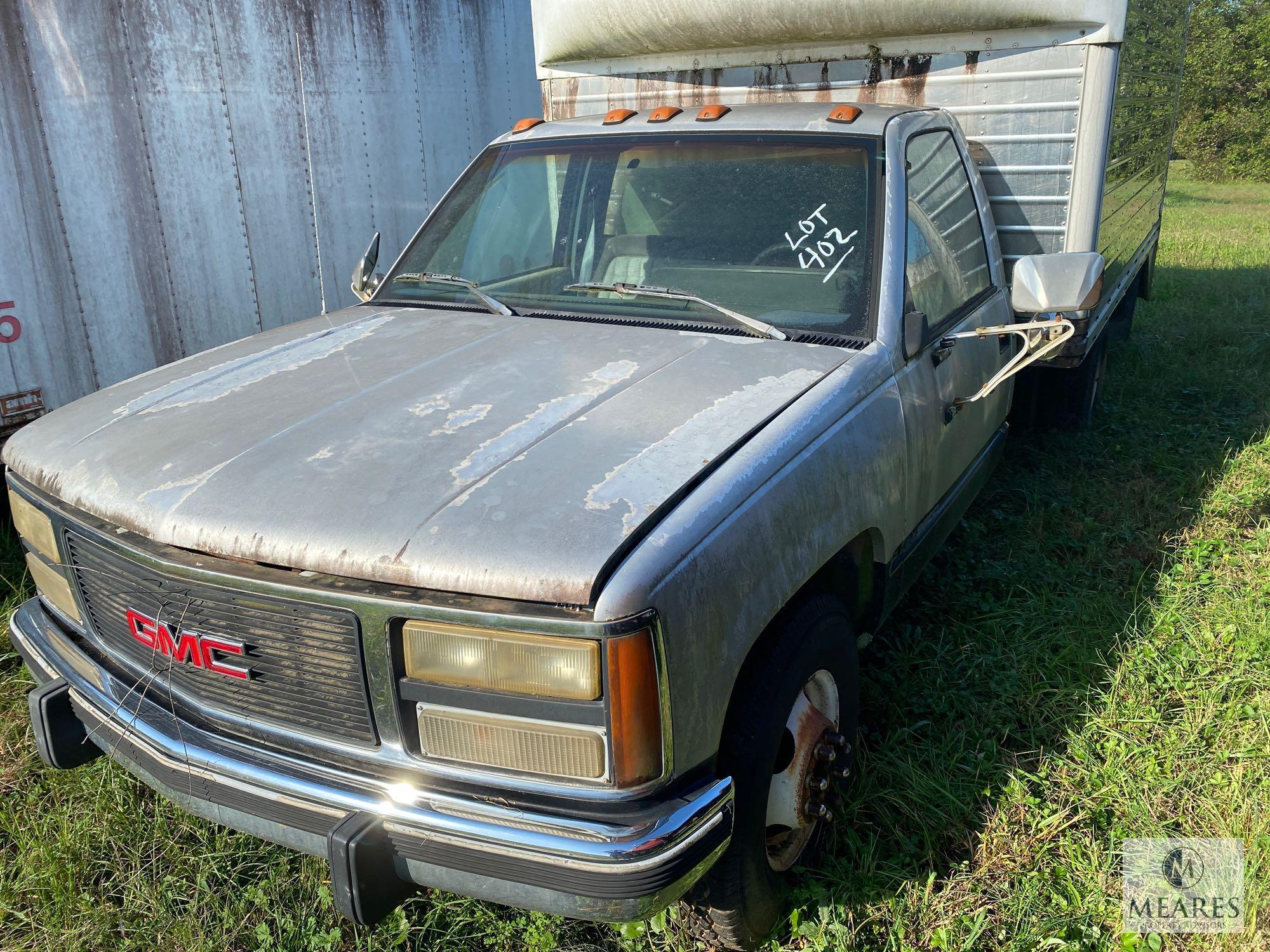 1990 GMC 3500 Box Truck (Unit TB0)