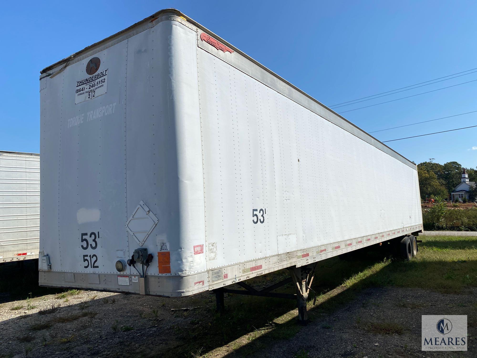 1998 53' Great Dane Van Trailer (Unit 512)