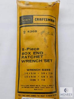 Craftsman 5-Piece Box End Ratchet Wrench Set