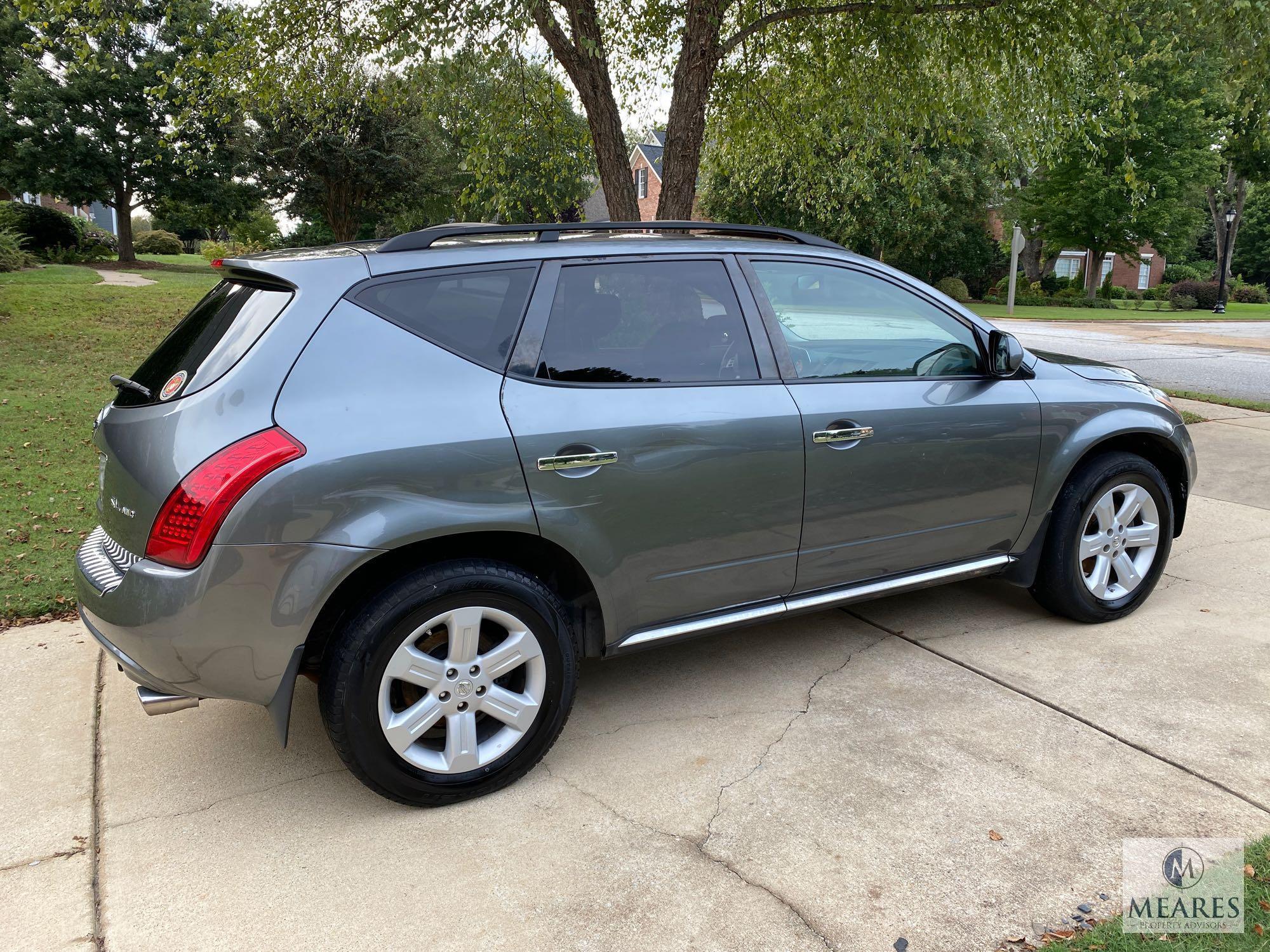 2007 Nissan Murano SUV, VIN # JN8AZ08W17W617602