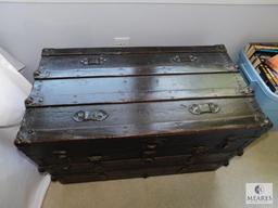 Antique Steamer Trunk - NO SHIPPING