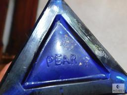 Lot of 10: Cobalt Blue Glass Decorations