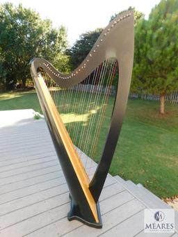 Lyon & Healy Troubadour IV #8107 36-String Harp with Travel Cover