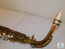 King HN White Brass Saxophone