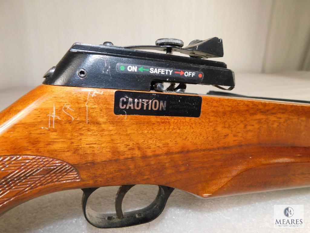 Vintage Barnett Supreme Crossbow - Checkered Walnut Stock, Safety & Adjustable Iron Sights