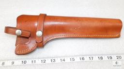 Large S&W leather holster, fits 9 1/2" revolvers