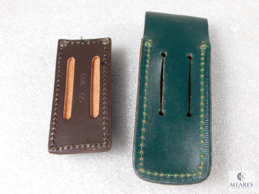 Qty 4 - leather ammo or knife pouche