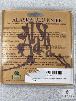 New Alaskan Ulu Pocket Folder. Great For Skinning Animals.