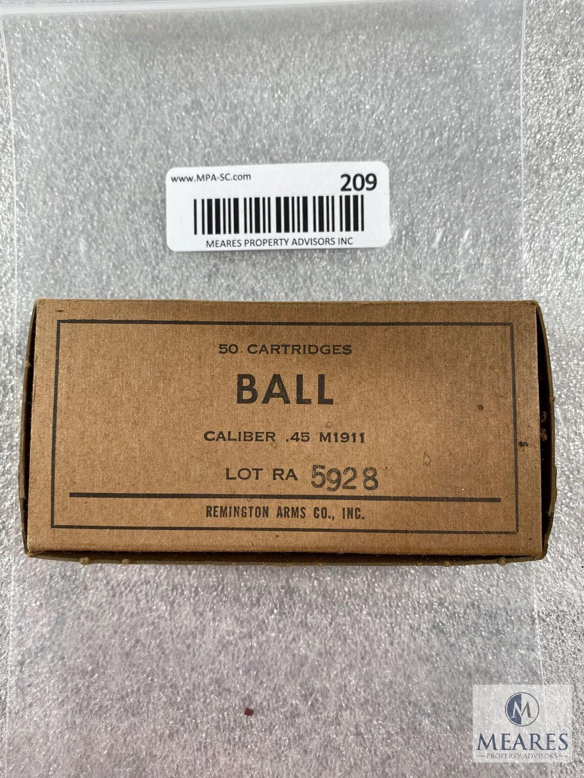 50 Rounds of .45 ACP M1911 Ball Ammunition - Remington