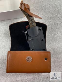 NEW - Browning 8" Knife with Leather Carrying Case