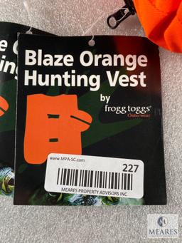 Group of Two - Blaze Orange Hunting Vests by frogg toggs