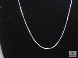 28" Box Necklace 1.4mm 925 Sterling Silver 5 grams