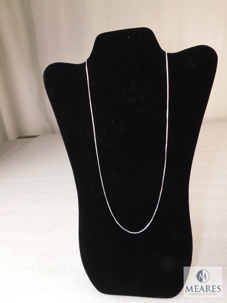 24" Box Necklace 1.4mm 925 Sterling Silver 5 grams