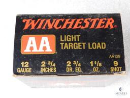 25 Rounds Winchester AA 12 Gauge Shotgun Shells 2-3/4" 1 oz 7-1/2 Shot 1290 Velocity