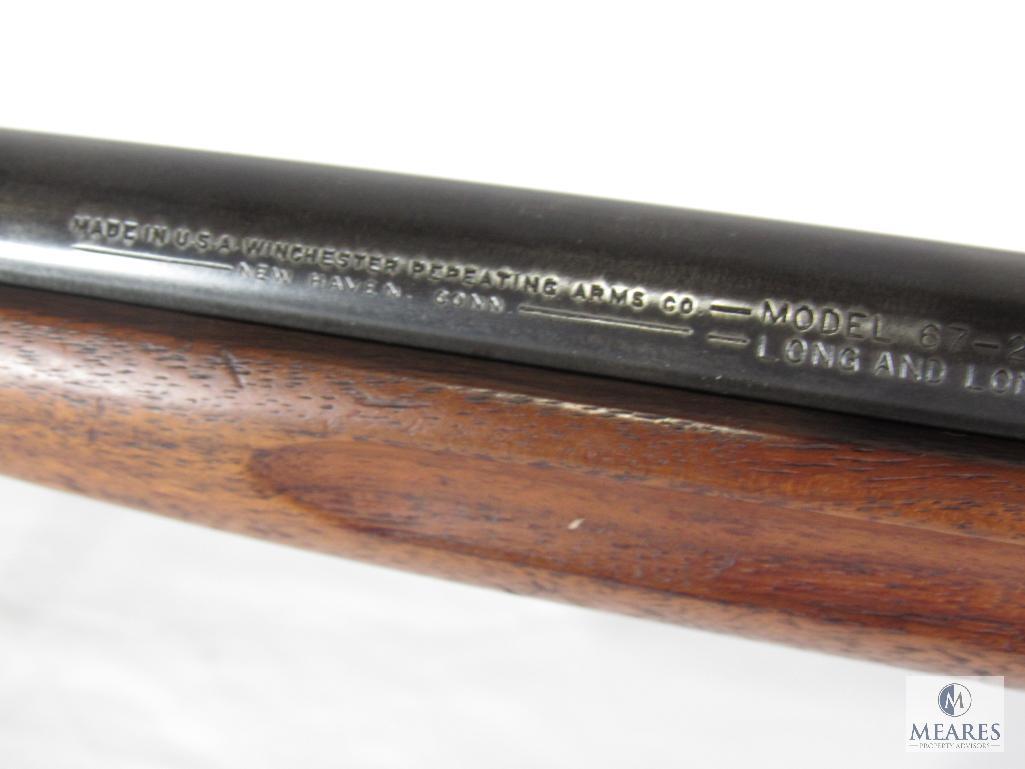 Winchester model 67 .22 Short / Long / Long Rifle Bolt Action Rifle