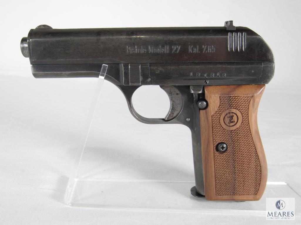 CZ model 27 Semi-Auto Pistol 7.65 Caliber (.32 ACP) with German Markings