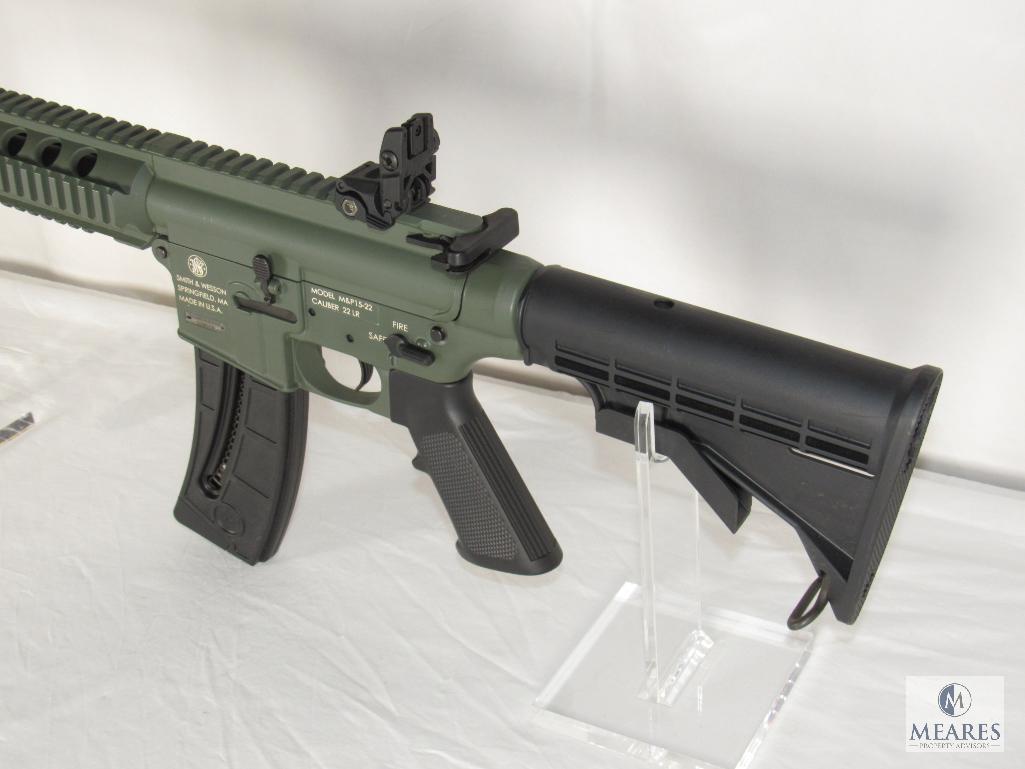 Smith & Wesson M&P 15-22 .22 LR AR15 Semi-Auto Rifle OD Green