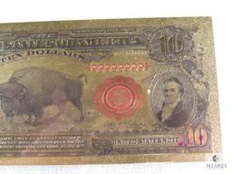 $10 24k Gold Banknote with Certificate of Authenticity