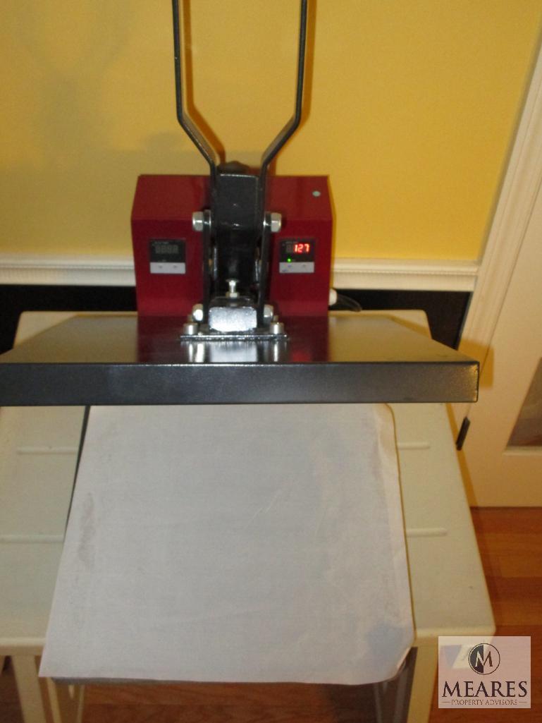 Heat Press Machine 15" Clamshell - Heat Transfer Shirt, Coozies, and more Adjustable Pressure