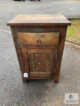 Distressed Occasional Table with Drawer