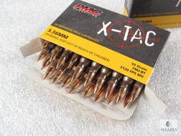 40 rounds PMC X-TAC 5.56 ammo. 55 grain FMJ Boat Tail